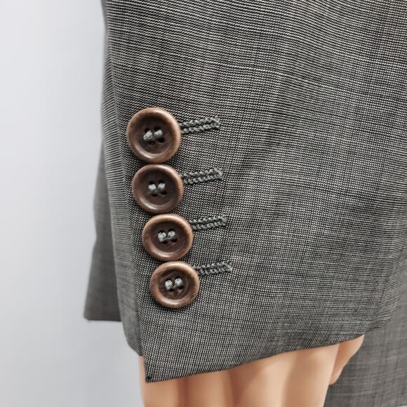 Hugo Boss Angelico Lucca Suit Jacket Sport Coat 42 R Virgin Italian 120s Wool - Picture 5 of 14